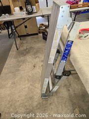 MaxSold Auction: Werner Aluminum Platform Ladder 39-1/2" x 12" - Port Orchard (Washington, USA) SELLER MANAGED Downsizing Online Auction - May Ranch Lane South West