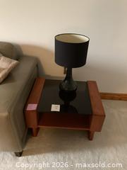 MaxSold Auction: Mid-Century Modern Wood & Glass Coffee & Side Table Set, Lamp, Bowl - Thames Centre (Ontario, Canada) PARTNER MANAGED Estate Sale Online Auction - Wheeler Avenue