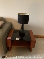 MaxSold Auction: Mid-Century Modern Wood & Glass Coffee & Side Table Set, Lamp, Bowl - Thames Centre (Ontario, Canada) PARTNER MANAGED Estate Sale Online Auction - Wheeler Avenue