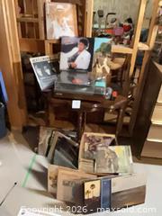 MaxSold Auction: Turntable with 63 12" LP Vinyl Records and Storage Boxes/ side table - Thames Centre (Ontario, Canada) PARTNER MANAGED Estate Sale Online Auction - Wheeler Avenue