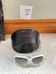 MaxSold Auction: Gucci Women's Sunglasses, White Frame, Gray Gradient Lenses - Thames Centre (Ontario, Canada) PARTNER MANAGED Estate Sale Online Auction - Wheeler Avenue
