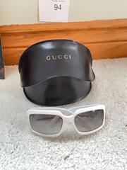 MaxSold Auction: Gucci Women's Sunglasses, White Frame, Gray Gradient Lenses - Thames Centre (Ontario, Canada) PARTNER MANAGED Estate Sale Online Auction - Wheeler Avenue