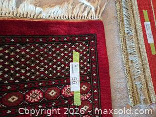 MaxSold Auction: Hand-Knotted Wool Oriental Bokhara Area Rug 8'x11' - New Westminster (British Columbia, Canada) PARTNER MANAGED Downsizing Online Auction - Laguna Court (CONDO)
