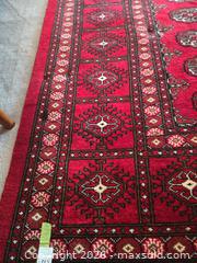 MaxSold Auction: Hand-Knotted Wool Oriental Bokhara Area Rug 8'x11' - New Westminster (British Columbia, Canada) PARTNER MANAGED Downsizing Online Auction - Laguna Court (CONDO)