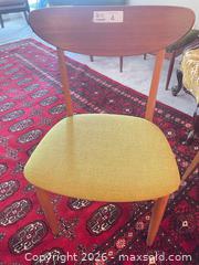 MaxSold Auction: Pair Mid-Century Danish Teak Dining Chairs with Green Fabric - New Westminster (British Columbia, Canada) PARTNER MANAGED Downsizing Online Auction - Laguna Court (CONDO)