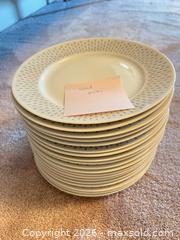 MaxSold Auction: Porsgrund Jubileum Porcelain Salad Plates & Soup Bowls - New Westminster (British Columbia, Canada) PARTNER MANAGED Downsizing Online Auction - Laguna Court (CONDO)