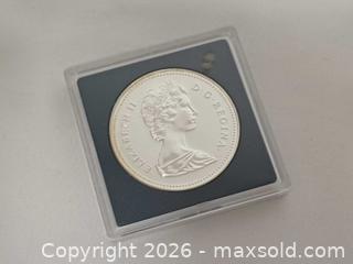 MaxSold Auction: 1982 Canada Proof 50% Silver Dollar 100th Anniversary of The Founding of Regina - Toronto (Ontario, Canada) PARTNER MANAGED Reseller Online Auction - Queen Street West