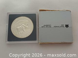 MaxSold Auction: 1985 Canada 50% Proof Silver Dollar 100th Anniversary of National Parks - Toronto (Ontario, Canada) PARTNER MANAGED Reseller Online Auction - Queen Street West