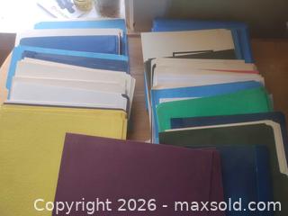 MaxSold Auction: Assorted Color Tabbed File Folders, Letter Size, Paper/Cardstock - San Mateo (California, USA) SELLER MANAGED Moving Online Auction - Seville Way