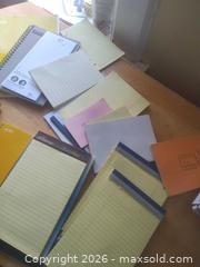 MaxSold Auction: Assorted Notebooks, Legal Pads & Sticky Notes (11–20 pcs) - San Mateo (California, USA) SELLER MANAGED Moving Online Auction - Seville Way
