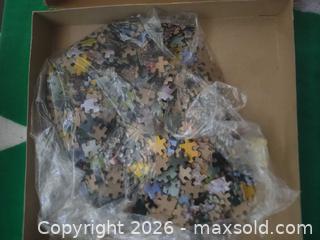 MaxSold Auction: Ceaco 1000-piece Jigsaw Puzzle Birds / Lovebirds - San Mateo (California, USA) SELLER MANAGED Moving Online Auction - Seville Way