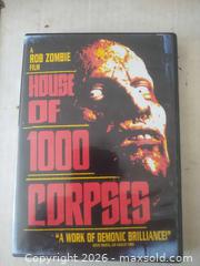 MaxSold Auction: House of 1000 Corpses DVD Region 1 NTSC R (Lionsgate) - San Mateo (California, USA) SELLER MANAGED Moving Online Auction - Seville Way