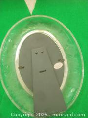 MaxSold Auction: Oval Glass Picture Frame with Floral Etched Design - San Mateo (California, USA) SELLER MANAGED Moving Online Auction - Seville Way