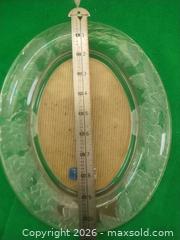 MaxSold Auction: Oval Glass Picture Frame with Floral Etched Design - San Mateo (California, USA) SELLER MANAGED Moving Online Auction - Seville Way