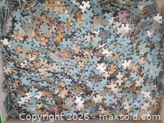 MaxSold Auction: Overseas Landscape 3000-piece Jigsaw Puzzle — Church Interior - San Mateo (California, USA) SELLER MANAGED Moving Online Auction - Seville Way