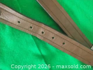 MaxSold Auction: Reversible Black/Brown Genuine Leather Belt, 40–44 in, Prong Buckle - San Mateo (California, USA) SELLER MANAGED Moving Online Auction - Seville Way