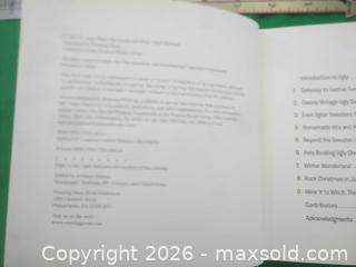 MaxSold Auction: Rock Your Ugly Christmas Sweater — Hardcover Book - San Mateo (California, USA) SELLER MANAGED Moving Online Auction - Seville Way