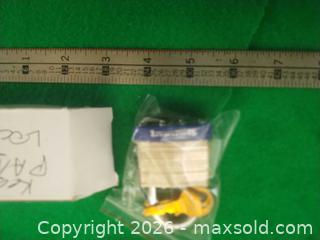 MaxSold Auction: Small Brass-Body Keyed Padlock with Shackle, Keys & Box - San Mateo (California, USA) SELLER MANAGED Moving Online Auction - Seville Way