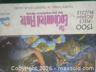 MaxSold Auction: SunCoast 1500-Piece Jigsaw Puzzle, The Enchanted Flute - San Mateo (California, USA) SELLER MANAGED Moving Online Auction - Seville Way