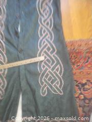MaxSold Auction: Teal Multicolor Embroidered Hooded Coat, Large - San Mateo (California, USA) SELLER MANAGED Moving Online Auction - Seville Way