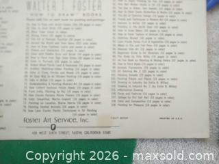 MaxSold Auction: Walter T. Foster Animation/Cartoon Drawing Booklet, 11 x 8.5 in - San Mateo (California, USA) SELLER MANAGED Moving Online Auction - Seville Way