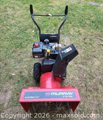 MaxSold Auction: Red Murray Snow Blower (Works) - Walworth (New York, USA) SELLER MANAGED Downsizing Online Auction - High Street