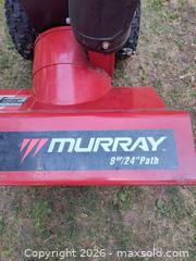 MaxSold Auction: Red Murray Snow Blower (Works) - Walworth (New York, USA) SELLER MANAGED Downsizing Online Auction - High Street