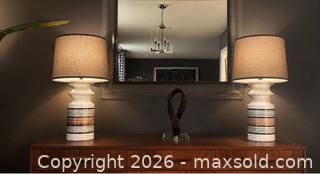 MaxSold Auction: MCM Sculptural Ceramic Table Lamps - Toronto (Ontario, Canada) SELLER MANAGED Reseller Online Auction - Kempsell Crescent