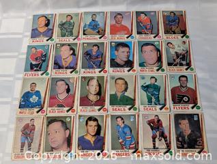 MaxSold Auction: 1969-70 OPC Hockey Card Lot of 24 Diff  - Kingston (Ontario, Canada) SELLER MANAGED Downsizing Online Auction - Woodbine Road