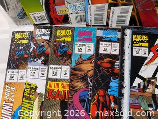 MaxSold Auction: 1990s Marvel Comics McFarlane Spider Man Lor Run  46-57  - Kingston (Ontario, Canada) SELLER MANAGED Downsizing Online Auction - Woodbine Road