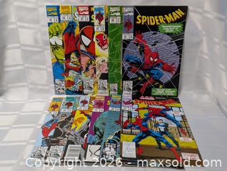 MaxSold Auction: 1992 Marvel Comics Spider Man Lot Run 22-33  - Kingston (Ontario, Canada) SELLER MANAGED Downsizing Online Auction - Woodbine Road