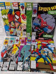 MaxSold Auction: 1992 Marvel Comics Spider Man Lot Run 22-33  - Kingston (Ontario, Canada) SELLER MANAGED Downsizing Online Auction - Woodbine Road