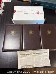 MaxSold Auction: Set of 3 Uncut $2 Banknote Sheets Set in Portfolio with Certificate - Cambridge (Ontario, Canada) PARTNER MANAGED Downsizing Online Auction - Lena Crescent (CONDO)