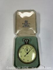 MaxSold Auction: Jules Racine Swiss Vintage Gallet Stopwatch with Box EXCELLENT WORKING CONDITION - Shrewsbury (Massachusetts, USA) SELLER MANAGED Reseller Online Auction - Edgemere Boulevard