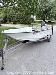 MaxSold Auction: 2009 50 Yamaha on a 15 foot Bayliner Trophy with 91 Escort trailer - Peterborough (Ontario, Canada) SELLER MANAGED Moving Online Auction - Dobbin Avenue .