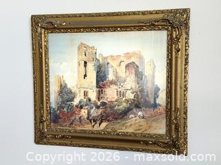 MaxSold Auction: C. A. GABONE Original Watercolour Painting - Hamilton (Ontario, Canada) SELLER MANAGED Estate Sale Online Auction - Gertrude Street