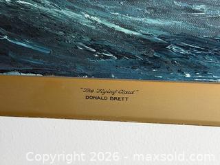 MaxSold Auction: Donald BRETT (20th Century) Original Oil on Canvas Painting - 'The Flying Cloud' - Hamilton (Ontario, Canada) SELLER MANAGED Estate Sale Online Auction - Gertrude Street