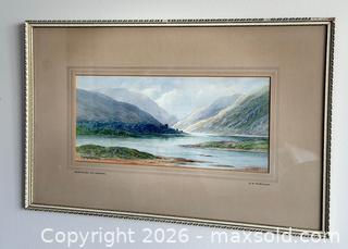 MaxSold Auction: George William MORRISON (1869–1959) Original Watercolour Painting - 'Glenveigh, County Donegal' - Hamilton (Ontario, Canada) SELLER MANAGED Estate Sale Online Auction - Gertrude Street