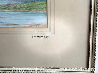 MaxSold Auction: George William MORRISON (1869–1959) Original Watercolour Painting - 'Glenveigh, County Donegal' - Hamilton (Ontario, Canada) SELLER MANAGED Estate Sale Online Auction - Gertrude Street