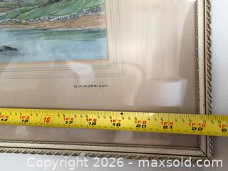 MaxSold Auction: George William MORRISON (1869–1959) Original Watercolour Painting - 'Strangford Lough, County Down' - Hamilton (Ontario, Canada) SELLER MANAGED Estate Sale Online Auction - Gertrude Street