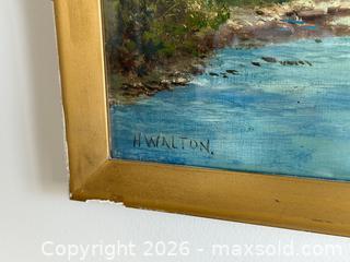 MaxSold Auction: Henry WALTON (1804-1865) Original Oil on Canvas Painting - 'Mornings Capel Curig N. Wales' - Hamilton (Ontario, Canada) SELLER MANAGED Estate Sale Online Auction - Gertrude Street