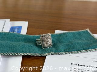 MaxSold Auction: Sterling Silver Diamond Cocktail Ring - 0.82 TCW - Hamilton (Ontario, Canada) SELLER MANAGED Estate Sale Online Auction - Gertrude Street