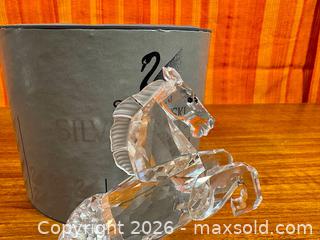 MaxSold Auction: Vintage Retired Swarovski Crystal Rearing Horse Figurine MIB - Hamilton (Ontario, Canada) SELLER MANAGED Estate Sale Online Auction - Gertrude Street