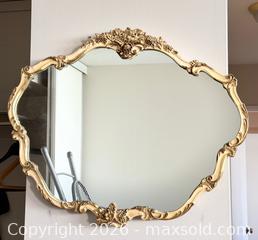 MaxSold Auction: Vintage Rococo Style English ATSONEA Gilt Wall Mirror, Circa 1930 - Hamilton (Ontario, Canada) SELLER MANAGED Estate Sale Online Auction - Gertrude Street
