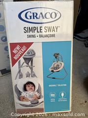 MaxSold Auction: Graco Simple Sway Swing, New in Box - Pickering (Ontario, Canada) SELLER MANAGED Moving Online Auction - Shay Drive
