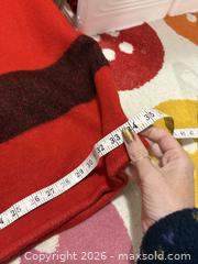 MaxSold Auction: Ayers Pioneer Virgin Wool Red & Black Stripe Blanket - Hamilton (Ontario, Canada) SELLER MANAGED Reseller Online Auction - Kensington Avenue North