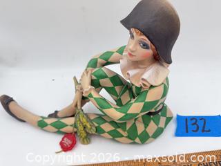 MaxSold Auction: ANRI Woodcarving Harlequin Jester Figurine, 7–9 in - Hollister (California, USA) SELLER MANAGED Estate Sale Online Auction - Lily Court