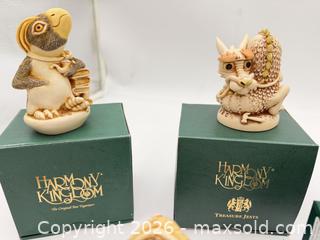 MaxSold Auction: Harmony Kingdom Limited Edition Roly-Poly Netsuke Style Set - Hollister (California, USA) SELLER MANAGED Estate Sale Online Auction - Lily Court