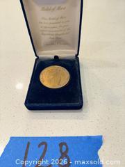 MaxSold Auction: Ronald Reagan / White House Commemorative Medal with Presentation Box - Hollister (California, USA) SELLER MANAGED Estate Sale Online Auction - Lily Court