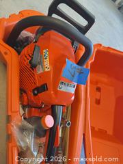 MaxSold Auction: Stihl CS-310 Chainsaw — Gas 2-Stroke, Orange - Hollister (California, USA) SELLER MANAGED Estate Sale Online Auction - Lily Court